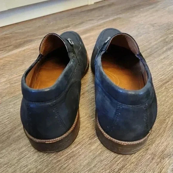 Johnston & Murphy Everett Black Suede Bit Loafers Dress Shoes Men Size 13 - Picture 3 of 8